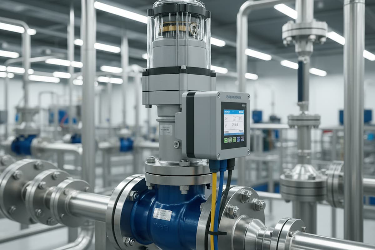 Un tipo de actuadores eléctricos integrado a una instalación.